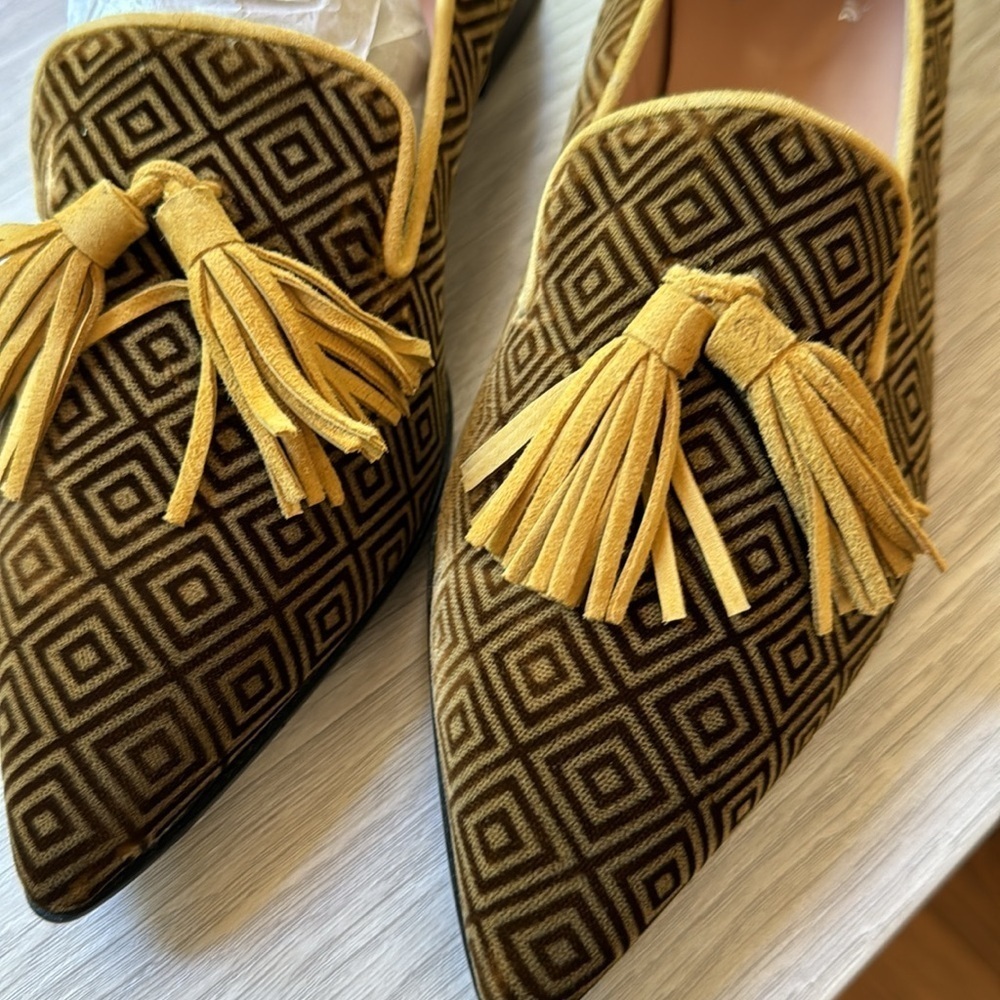 Italian loafers velvet - Picture 2 of 8